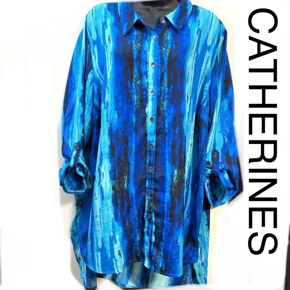 🌺CATHERINES Colorful Tunic Top🌺 - Picture 2 of 16